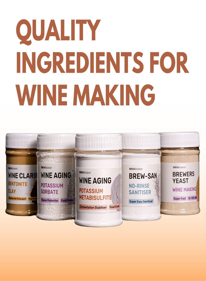 BREWBasket مسحوق ميتابيسلفيت البوتاسيوم من بريو باسكت، 180 غرام - مسحوق كامبدن لصنع النبيذ المنزلي، يحافظ على نكهات النبيذ - Image 5